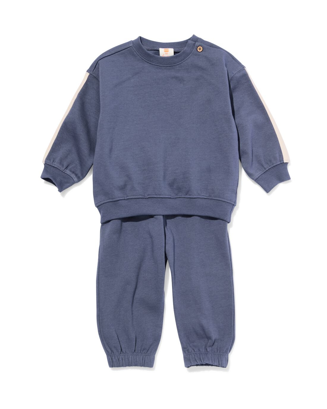 HEMA Baby Sweatset Blauw voor Jongens