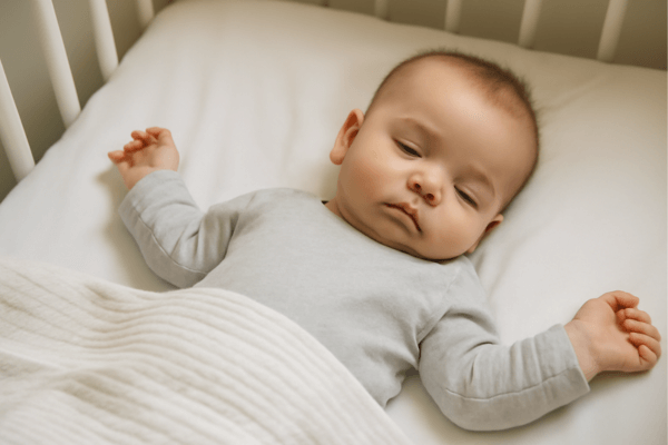 wanneer kruipt een baby